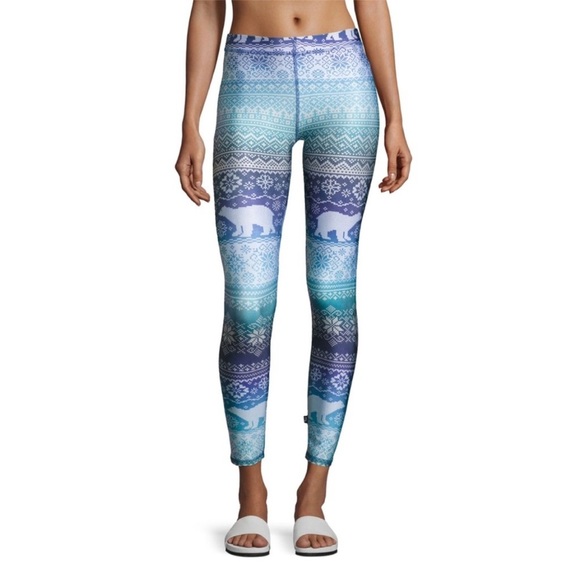 Terez Winter Fair Isle Leggings XS - Picture 1 of 9